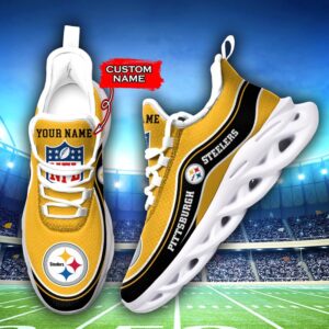 Pittsburgh Steelers Personalized Max Soul Shoes 32 SPA0901054