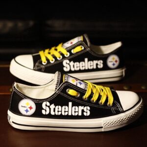 Pittsburgh Steelers Women's Shoes Low Top Canvas Shoes
