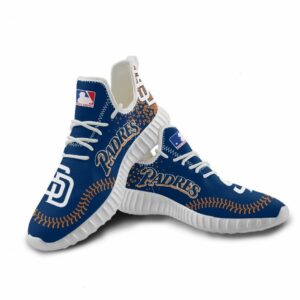 San Diego Padres Unisex Sneakers Custom Shoes Baseball Yeezy Boost