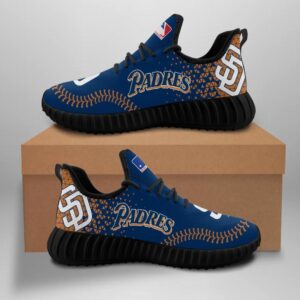 San Diego Padres Unisex Sneakers Custom Shoes Baseball Yeezy Boost Yeezy Shoes