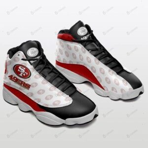 San Francisco 49Ers Custom Shoes J13 Sneakers 336