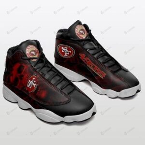 San Francisco 49Ers Custom Shoes J13 Sneakers 383