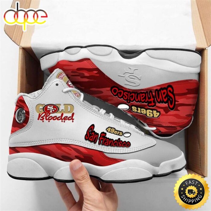 San Francisco 49Ers NFL Ver 8 Air Jordan 13 Sneaker