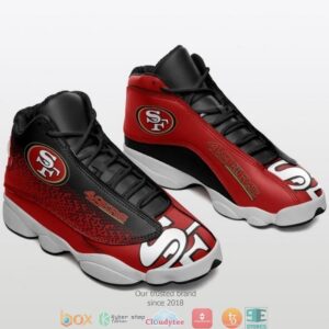 San Francisco 49Ers Nfl Football Team 22 Air Jordan 13 Sneaker Shoes