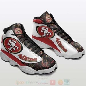 San Francisco 49Ers Nfl Football Team Air Jordan 13 Shoes 2