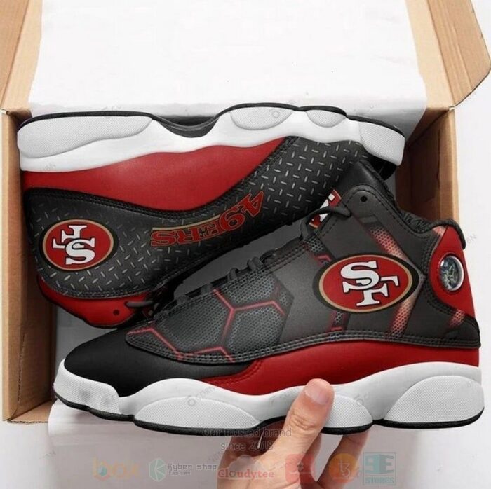 San Francisco 49Ers Nfl Football Team Air Jordan 13 Shoes 3