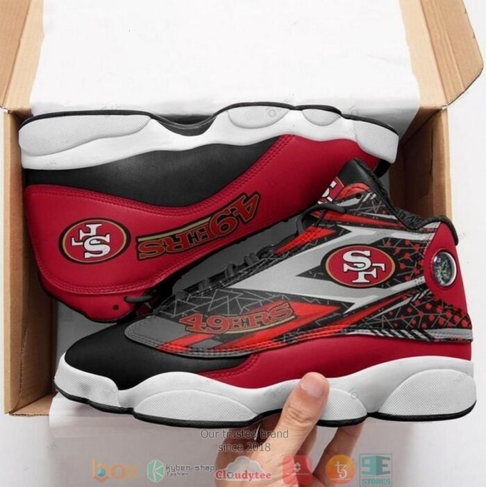 San Francisco 49Ers Nfl Football Team Air Jordan 13 Sneaker Shoes