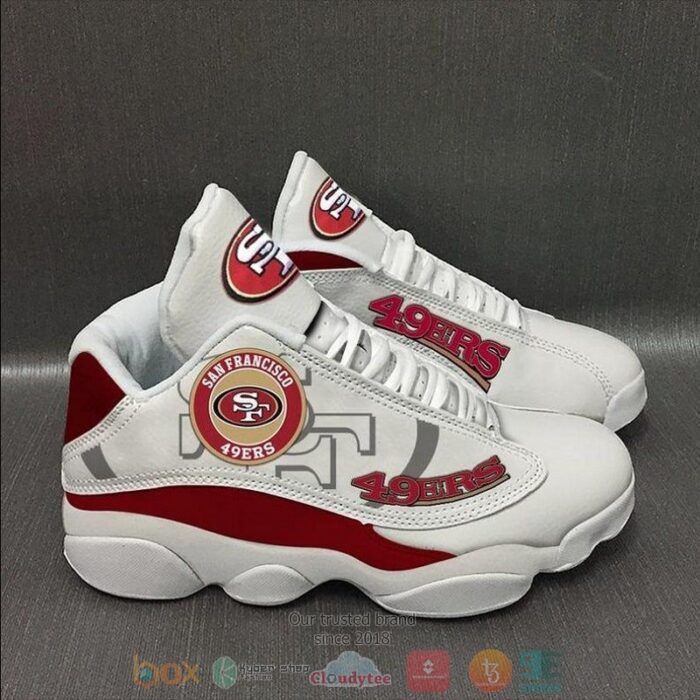 San Francisco 49Ers Nfl Go Fly Football Team Air Jordan 13 Shoes