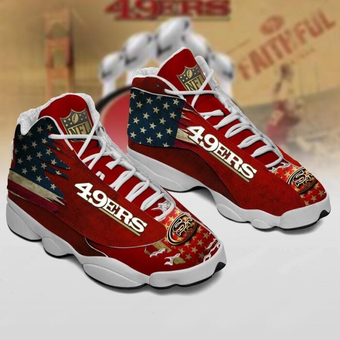 San Francisco 49Ers Nfl Ver 7 Air Jordan 13 Sneaker