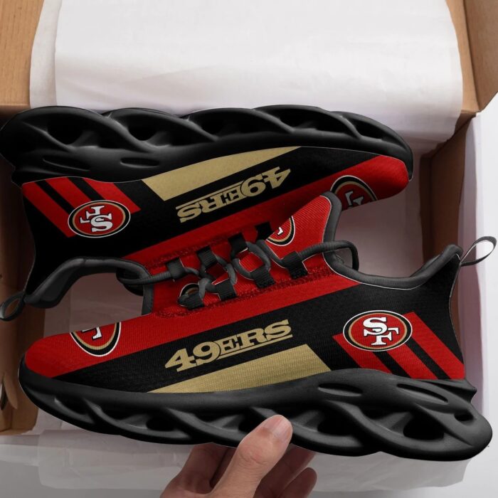 San Francisco 49ers Black Shoes Max Soul