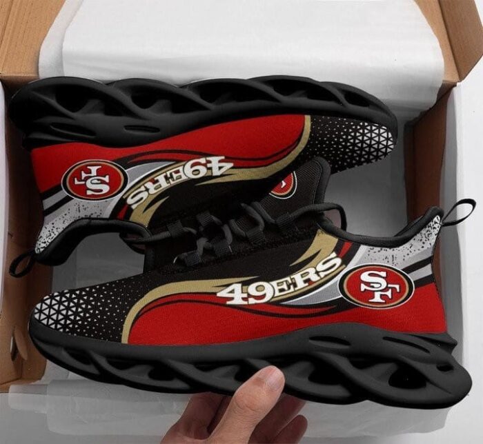 San Francisco 49ers NFL Rams Max Soul Shoes
