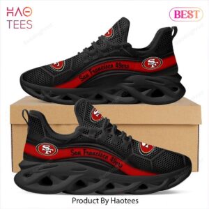 San Francisco 49ers NFL Red Mix Black Max Soul Shoes Fan Gift