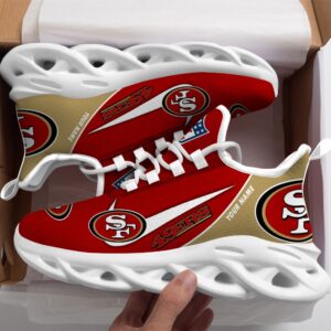 San Francisco 49ers Personalized Luxury NFL Max Soul Shoes 281122