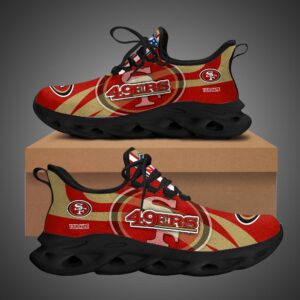 San Francisco 49ers Personalized Max Soul Shoes