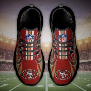 San Francisco 49ers Personalized Max Soul Shoes