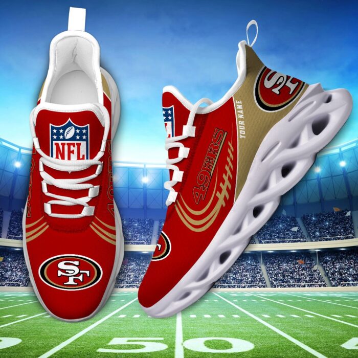 San Francisco 49ers Personalized Max Soul Shoes 81 SP0901055