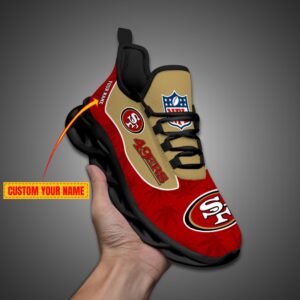 San Francisco 49ers Personalized Weed Limited Edition Max Soul Shoes
