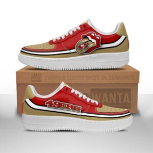 San Francisco 49ers Sneakers Custom Force Shoes Sexy Lips For Fans