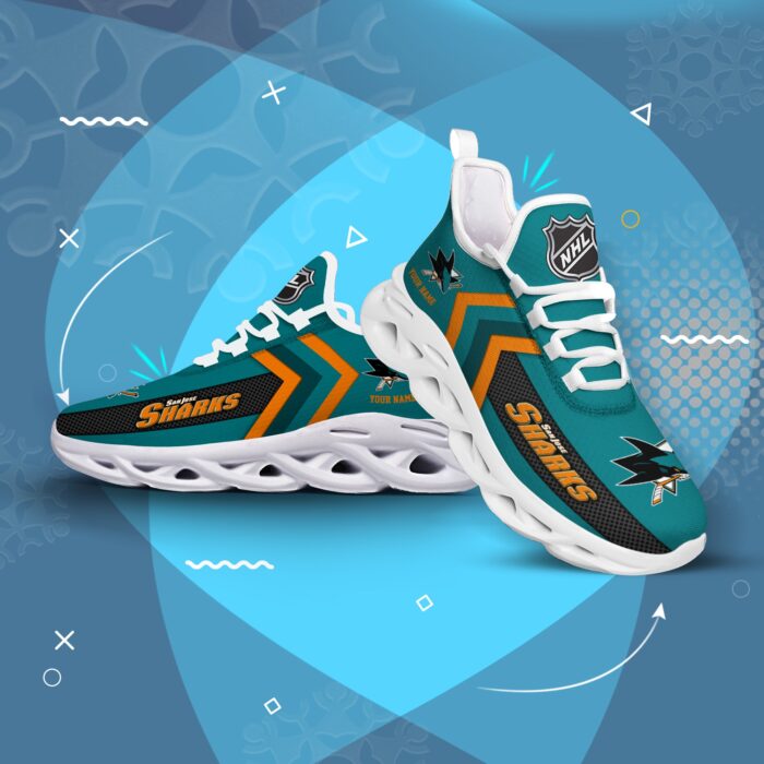 San Jose Sharks Clunky Max Soul Shoes