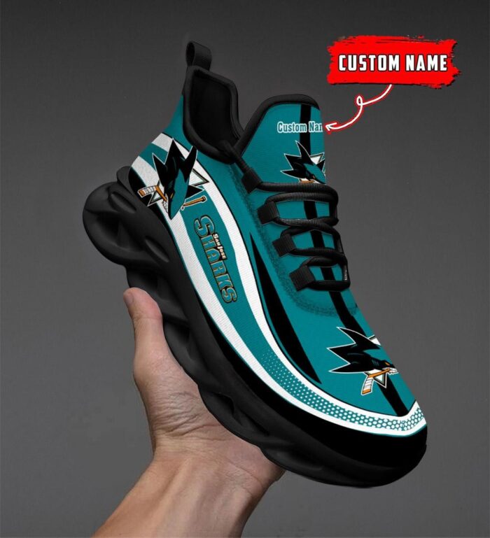 San Jose Sharks Clunky Max Soul Shoes Ver 2