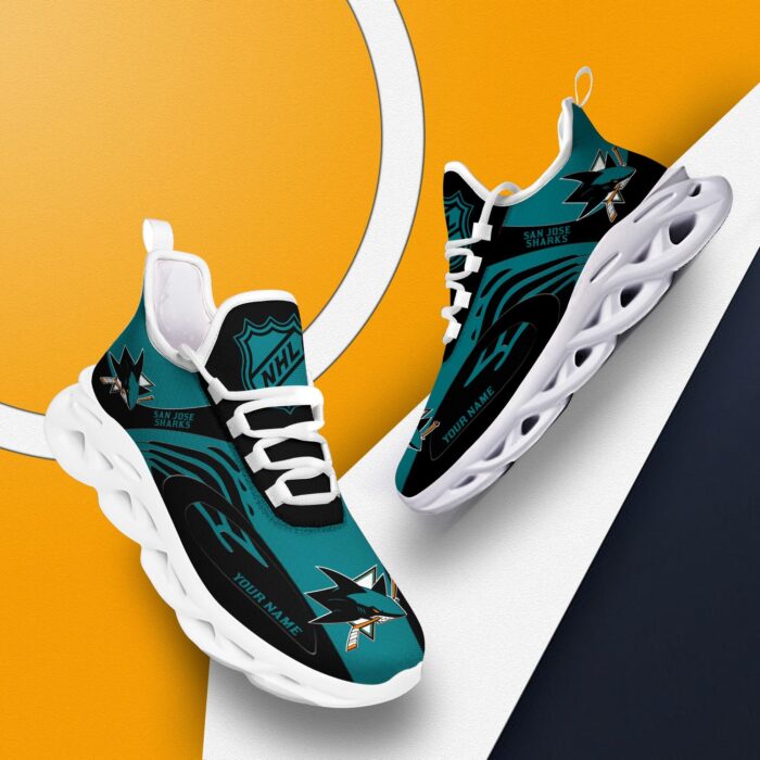 San Jose Sharks Clunky Max Soul Shoes Ver 3