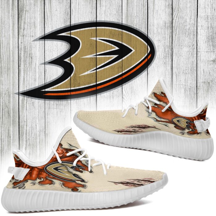 Scratch Anaheim Ducks Nhl Yeezy Shoes Christmas Gift L1810-01
