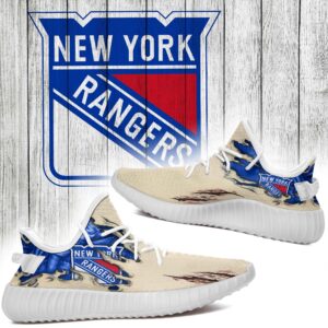 Scratch New York Rangers Nhl Yeezy Shoes Christmas Gift L1810-020