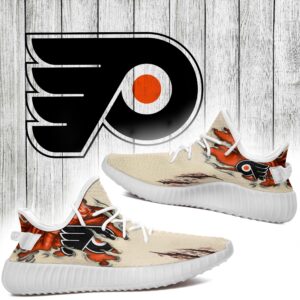 Scratch Philadelphia Flyers Nhl Yeezy Shoes Christmas Gift L1810-022