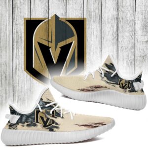Scratch Vegas Golden Knights Nhl Yeezy Shoes Christmas Gift L1810-029