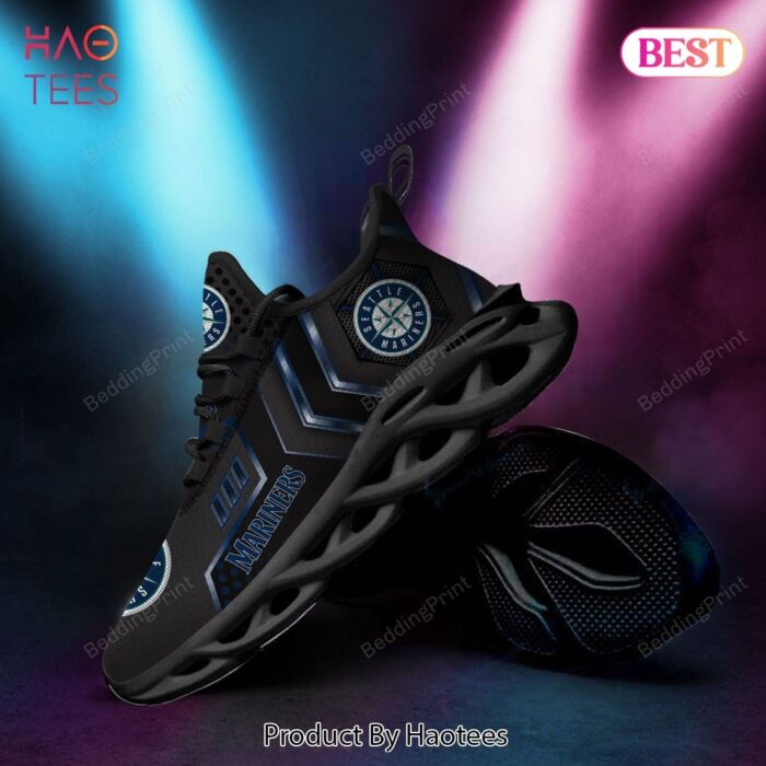 Seattle Mariners MLB Black Mix Blue Max Soul Shoes