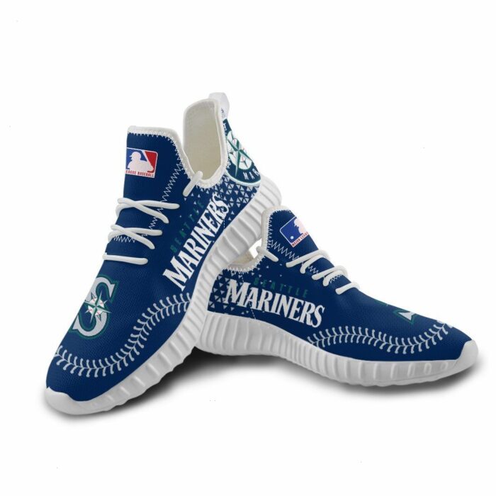 Seattle Mariners Unisex Sneakers New Sneakers Custom Shoes Baseball Yeezy Boost