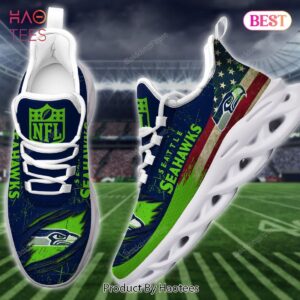 Seattle Seahawks Blue Mix Green Max Soul Shoes