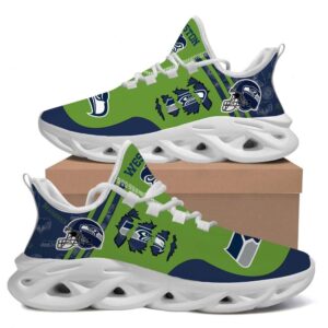 Seattle Seahawks Custom Max Soul Sneaker Running Sport Shoes
