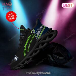 Seattle Seahawks Custom Personalized NFL Max Soul Shoes