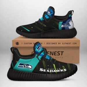 Seattle Seahawks Custom Shoes Yeezy Sneakers Gift For Fan
