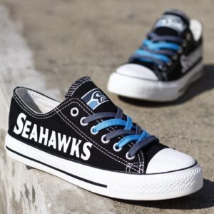 Seattle Seahawks Men's Shoes Low Top Canvas Shoes