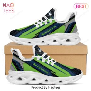 Seattle Seahawks NFL Blue Green Max Soul Shoes