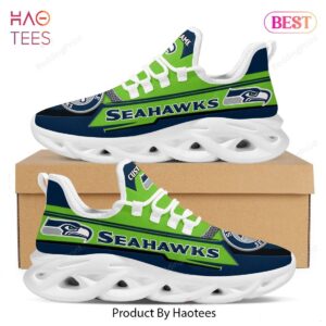 Seattle Seahawks NFL Custom Name Max Soul Shoes