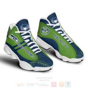 Seattle Seahawks Nfl Air Jordan 13 Shoes 2