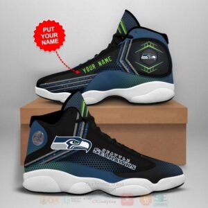 Seattle Seahawks Nfl Air Jordan 13 Shoes 3