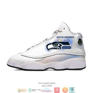 Seattle Seahawks Nfl Colorful Air Jordan 13 Sneaker Shoes