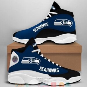 Seattle Seahawks Nfl Football Team Air Jordan 13 Shoes