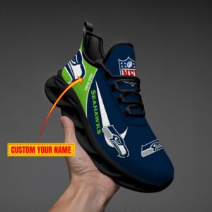 Seattle Seahawks Personalized Luxury NFL Max Soul Shoes 281122