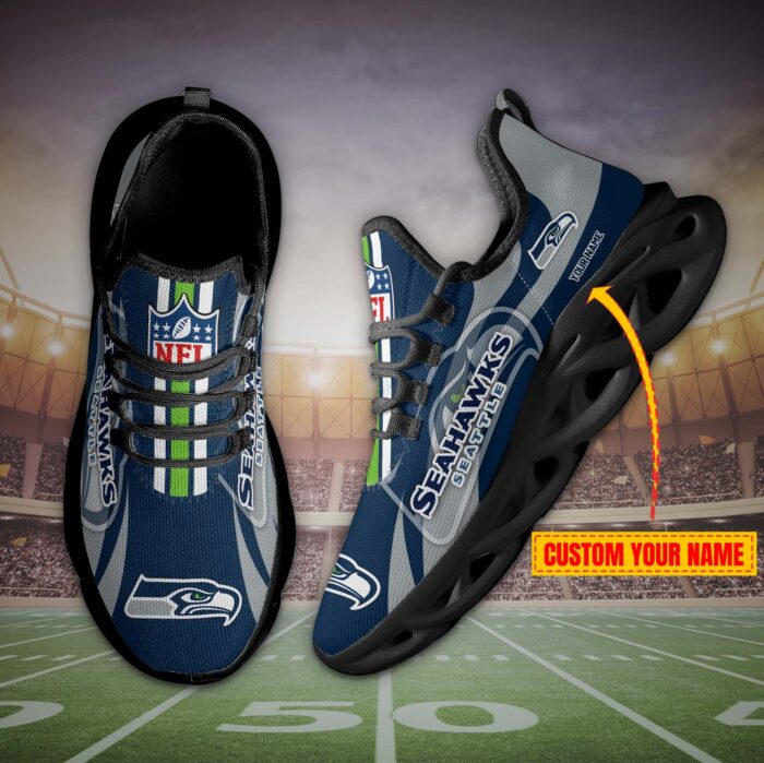 Seattle Seahawks Personalized Max Soul Shoes