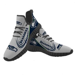 Seattle Seahawks Sneakers Big Logo Yeezy Shoes