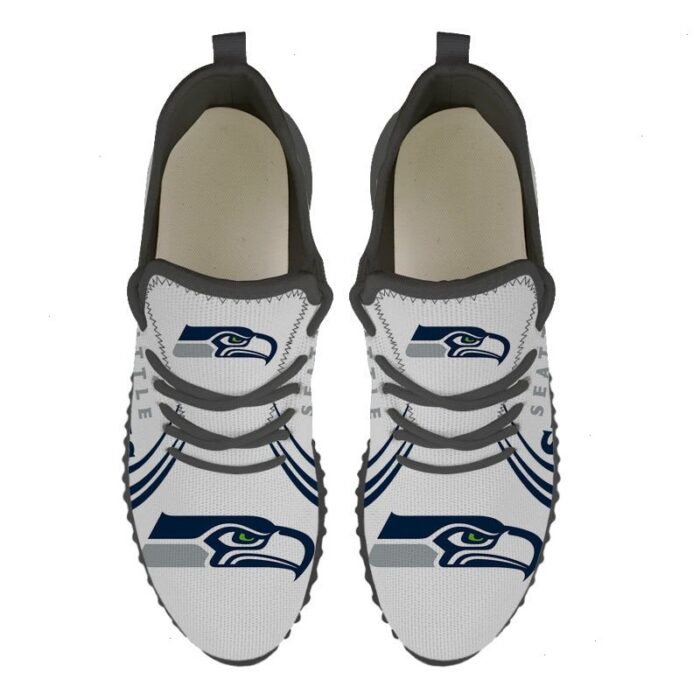 Seattle Seahawks Sneakers Big Logo Yeezy Shoes Art 522