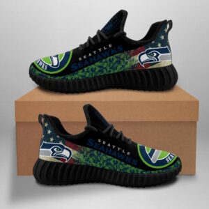 Seattle Seahawks Sneakers Yeezy Shoes Customsport