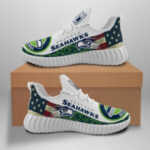 Seattle Seahawks Unisex Sneakers New Sneakers Custom Shoes Football Yeezy Boost