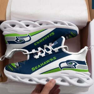 Seattle Seahawks White Max Soul Shoes