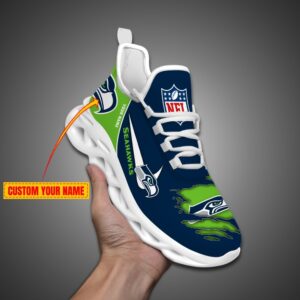 Seattle seahawks Personalized NFL Max Soul Shoes for Fan